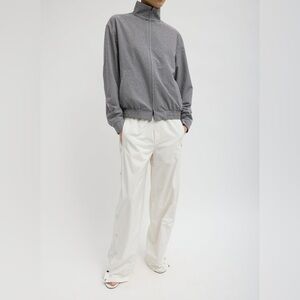 🆕 Tibi Tech Gingham Track Jacket Black/White